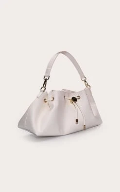 PrettyLittleThing Cream Soft PU Mini Drawstring Shoulder Bag with Gold Hardware -FRAME Clothing Shop 6b35c8fd8c84ec5b7f561ceaa45d27e18992bf1d CNN2842 3 cream soft pu drawstring shoulder bag
