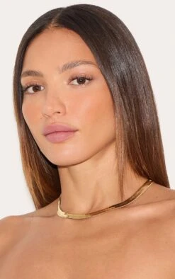 PrettyLittleThing Gold Recycled Brass Thick Snake Chain Necklace 6 PrettyLittleThing Gold Recycled Brass Thick Snake Chain Necklace -FRAME Clothing Shop 6f3a8fc9d7b6964d3323feee1f700476d8bc5035 CMU8812 3 gold thick snake chain necklace