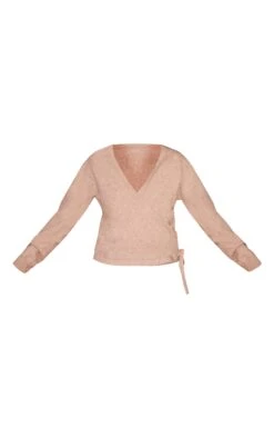 Prettylittlething Mocha Soft Knit Wrap Cardigan -FRAME Clothing Shop 7c80619cb4ceb12760b223b4898e0deb39cced2a cnj6043 5