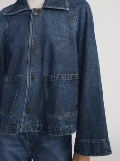 The Swing Jacket -- Hex 10 The Swing Jacket -- Hex -FRAME Clothing Shop 8008105 HEX 3391 jacket front detail image