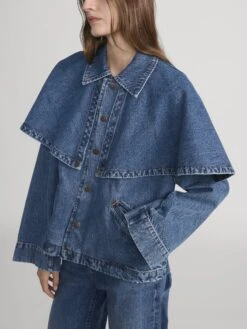 The Cape Jacket -- Figure 11 The Cape Jacket -- Figure -FRAME Clothing Shop 8022105 FIGR 2560 jacket side angle image