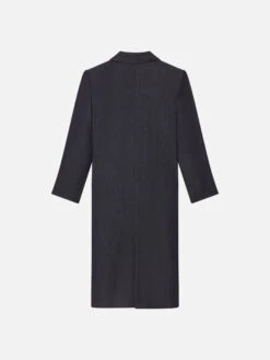 The Atelier Cloaked Overcoat -- Denim -FRAME Clothing Shop 8028896 DENI B coat back packshot image