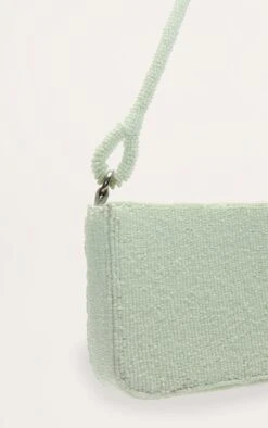 Prettylittlething Lime Micro Beaded Shoulder Bag -FRAME Clothing Shop 8454232374bab5d148ec8aa182540f6c7d14fa07 CNN3100 5 lime micro beaded shoulder bag