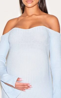 Prettylittlething Maternity Baby Blue Off The Shoulder Contrast Knit Midaxi Dress 8 Prettylittlething Maternity Baby Blue Off The Shoulder Contrast Knit Midaxi Dress -FRAME Clothing Shop 88683606ac7a0339515c862f8b38276f76097273 cnj8418 4