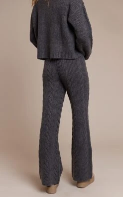 Charcoal Cable Knit Pants 7 Charcoal Cable Knit Pants -FRAME Clothing Shop 887d6e01f9fa582518e2f654744792ad66dfbc6d CNN9455 3 charcoal cable knit trousers