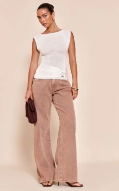 Off White Boat Neck Filagree Trim Top -FRAME Clothing Shop 8d05be7d9dfd616710528143cf2164603ac7f1b5 CNO0184 3 off white boat neck filagree trim top