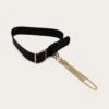 Prettylittlething Black Gold Chain Waist Belt