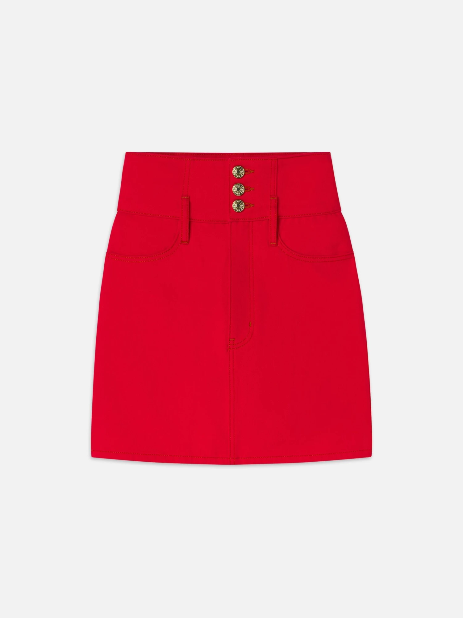 The Corset Mini Skirt -- Herrera Red 1 The Corset Mini Skirt -- Herrera Red