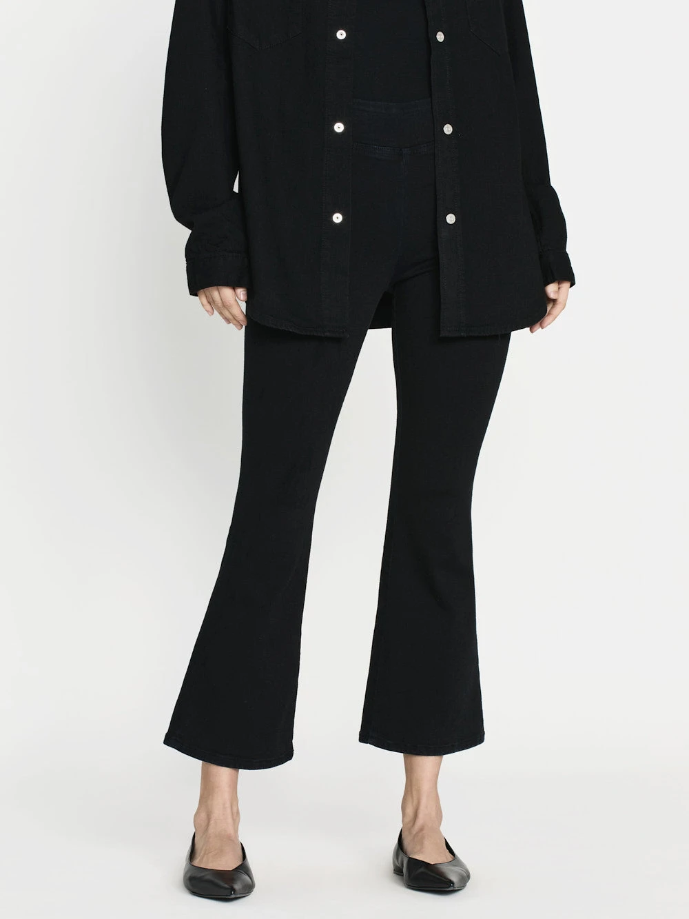 The Jetset Crop Mini Boot -- Sheen Noir 3 The Jetset Crop Mini Boot -- Sheen Noir - Image 3