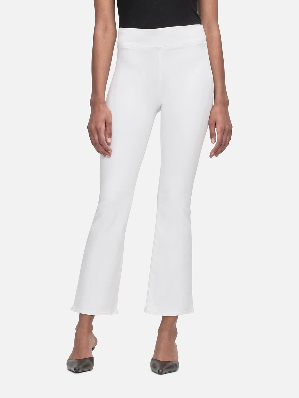 The Jetset Crop Mini Boot -- White 2 The Jetset Crop Mini Boot -- White - Image 2