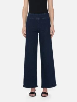 The Jetset Slim Palazzo -- Keller 8 The Jetset Slim Palazzo -- Keller -FRAME Clothing Shop JSLSP630 KELR 0880 jeans front image primary image override