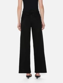 The Jetset Slim Palazzo -- Sheen Noir -FRAME Clothing Shop JSLSP631 SHNO 0837 jeans back image