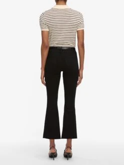 Le Crop Mini Boot -- Noir Raw After -FRAME Clothing Shop LCMBRA403Z NRRA 2501 jeans back image