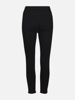 Le High Skinny -- Black -FRAME Clothing Shop LHSK498 BLK B jeans back image