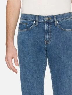 L'Homme Slim -- Blue Lake -FRAME Clothing Shop LMH469 BLUL 00714 jeans front detail image