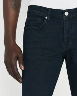 L'Homme Slim -- Placid 7 L'Homme Slim -- Placid -FRAME Clothing Shop LMH691 PLAC SAYE 0712LR jeans front detail image
