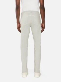 L'Homme Slim -- Cloud Grey 9 L'Homme Slim -- Cloud Grey -FRAME Clothing Shop LMH870 CLGY 00882 jeans back image