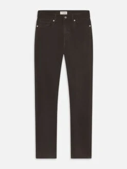 L'Homme Slim Brushed Twill -- Dark Chocolate