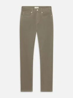 L'Homme Slim Brushed Twill -- Dusty Sage