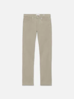 L'Homme Slim Brushed Twill -- Smoke Beige
