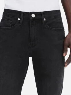 L'Homme Skinny -- Fade To Grey -FRAME Clothing Shop LMHK795 FADE 3104 jean front detail image