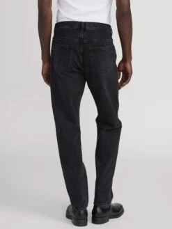 FRAME Light Wash Distressed Blue – The Straight Mid-Rise Rigid Cotton Jean 10 FRAME Light Wash Distressed Blue – The Straight Mid-Rise Rigid Cotton Jean -FRAME Clothing Shop LMHST246 UKWN 1515 jeans back image