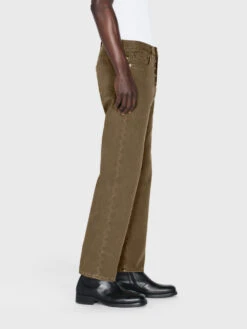 The Straight Jean -- Light Brown 8 The Straight Jean -- Light Brown -FRAME Clothing Shop LMHST601 LTBN 0329 V2 jeans side image