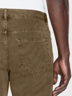 The Straight Jean -- Light Brown 7 The Straight Jean -- Light Brown -FRAME Clothing Shop LMHST601 LTBN 0342 V2 jeans back detail image