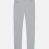 Men's Modern Straight Leg Denim in Charcoal Grey – Premium Stretch Cotton 5-Pocket Jeans