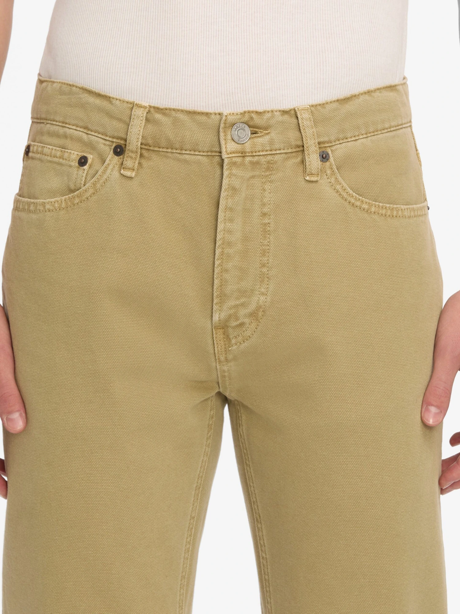 The Straight Jean -- Antique French Beige 3 The Straight Jean -- Antique French Beige - Image 3