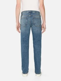 Jetset Modern Straight La Mirada - High-Stretch Mid-Rise Straight Leg Denim -FRAME Clothing Shop LMSST630 LAMI 00477
