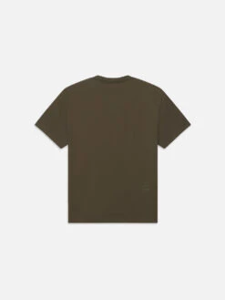 FRAME Logo Tee -- Dark Olive 5 FRAME Logo Tee -- Dark Olive -FRAME Clothing Shop LMTS0393 DKOL B