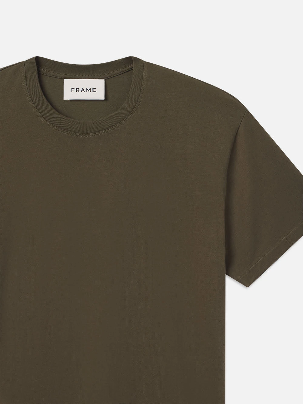 FRAME Logo Tee -- Dark Olive 2 FRAME Logo Tee -- Dark Olive - Image 2