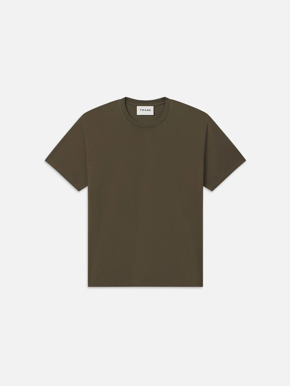 FRAME Logo Tee -- Dark Olive 1 FRAME Logo Tee -- Dark Olive