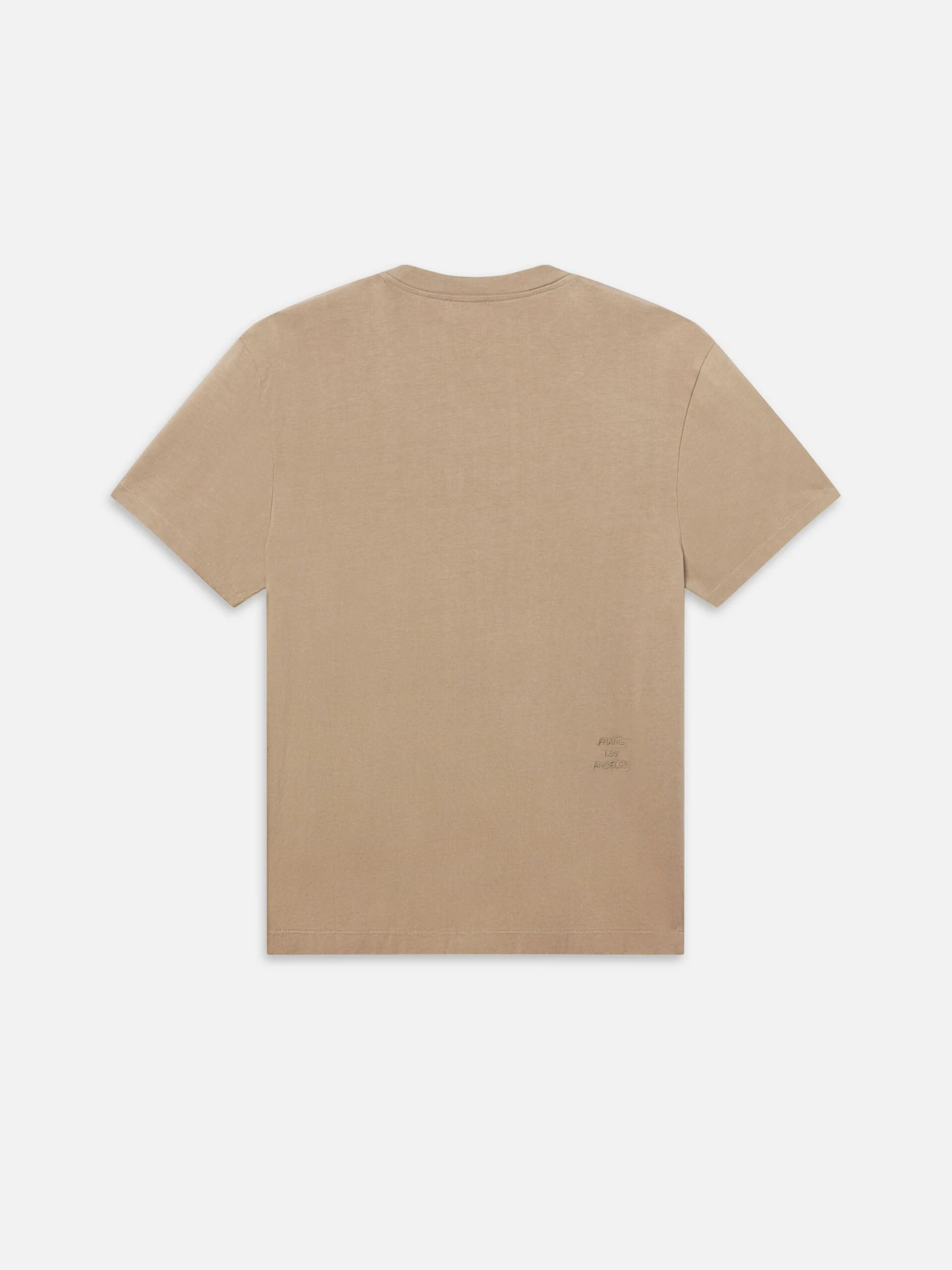 Frame Logo Tee -- Latte Brown 3 Frame Logo Tee -- Latte Brown - Image 3