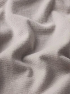 Duo Fold Tee -- Storm Grey -FRAME Clothing Shop LMTS0435 SMGY FABRICDETAIL top texture detail image