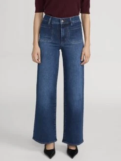 Le Pixie Slim Palazzo Modernist Pocket -- Savior -FRAME Clothing Shop LPXSPIP814 SAVR 0292 jeans front image primary image override