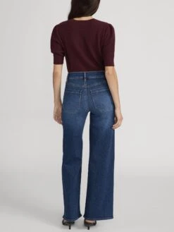 Le Pixie Slim Palazzo Modernist Pocket -- Savior -FRAME Clothing Shop LPXSPIP814 SAVR 1632 jeans back image