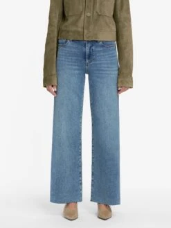 Le Pixie Slim Palazzo -- Flip Raw After -FRAME Clothing Shop LPXSPRA464 FLPA 11176 jeans front image primary image override