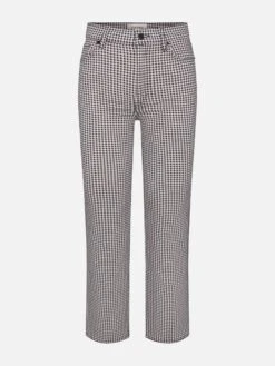 Le Sleek Straight Gingham -- Black Multi