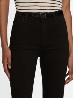 Le Sleek Straight -- Black -FRAME Clothing Shop LSLS244 BLK 2741 b88d3251 7eb8 430a a624 dd3c61ce4c07 jeans front detail image