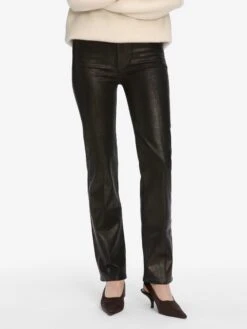 Le Sleek Straight -- Mood Ring Coated -FRAME Clothing Shop LSLS498C MDRC 7927 pants front image primary image override