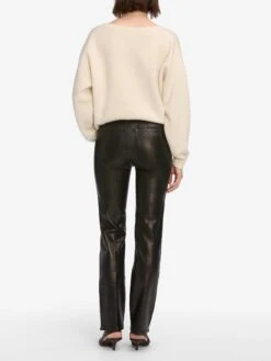 Le Sleek Straight -- Mood Ring Coated -FRAME Clothing Shop LSLS498C MDRC 7960 pants back image