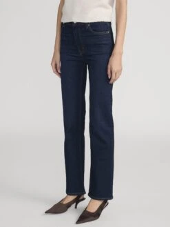 Le Sleek Straight -- Fairway -FRAME Clothing Shop LSLS814 FRWY 2715 jeans side angle image