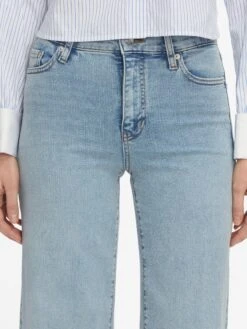 Le Slim Palazzo -- Tribute -FRAME Clothing Shop LSP814 TRBT 1314 V2 jeans front detail image