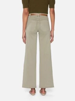 Le Slim Palazzo Modernist Pocket -- Thyme -FRAME Clothing Shop LSPIP341 THYM 02992 jeans back image