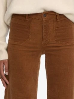 Le Slim Palazzo Modernist Pocket Corduroy -- Maple Brown -FRAME Clothing Shop LSPIP820 MPLB 8767 376b083f 681a 4906 9548 89f32eeebc64 pants front detail image