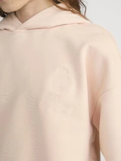 Ritz Women Room Service Hoodie -- Ritz Pink -FRAME Clothing Shop LWAC0615 RTZP 02737 Detail OnModel