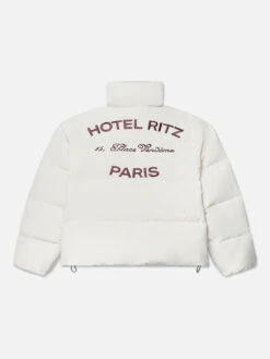 Ritz Women's Puffer -- Cream 5 Ritz Women's Puffer -- Cream -FRAME Clothing Shop LWOT0898 CREA BACK 1152 puffer back packshot image