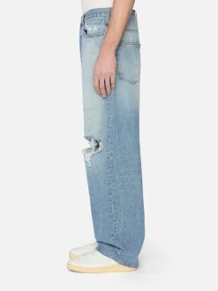Baggy Jean -- Effortless Destructed 10 Baggy Jean -- Effortless Destructed -FRAME Clothing Shop M005DPA105 EFOD 00114 jeans side image